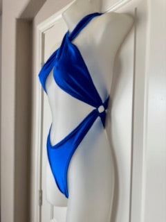 Blue Criss Cross 1 pc