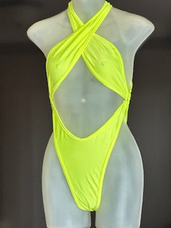 Yellow Criss Cross 1 pc