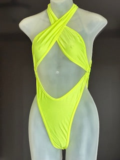 Yellow Criss Cross 1 pc