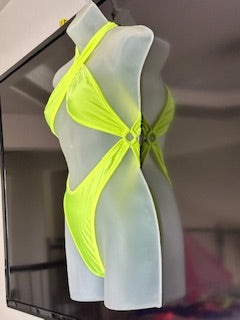 Yellow Criss Cross 1 pc