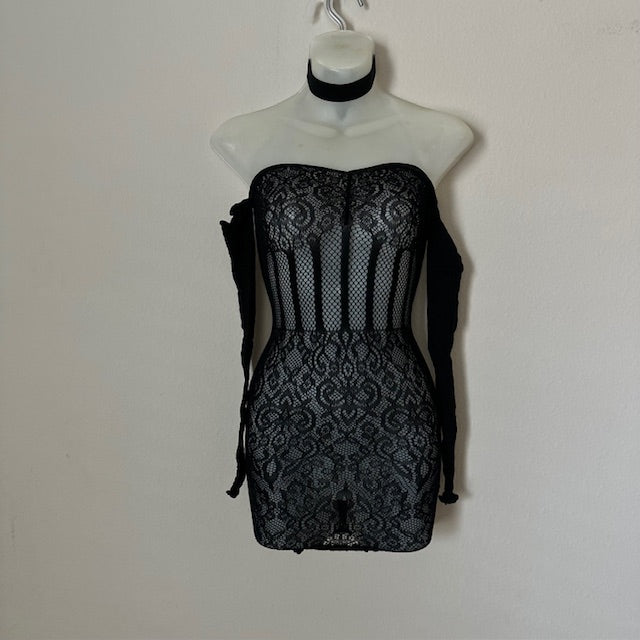 Choker Mini Dress