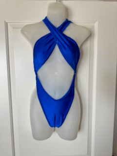 Blue Criss Cross 1 pc