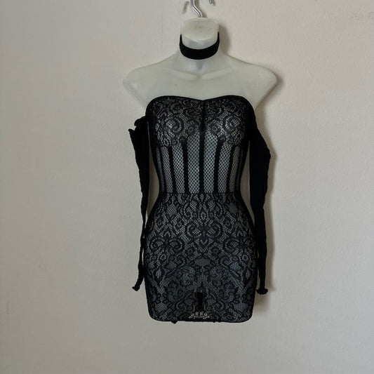 Choker Mini Dress