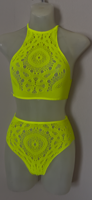 Neon yellow 2 pc